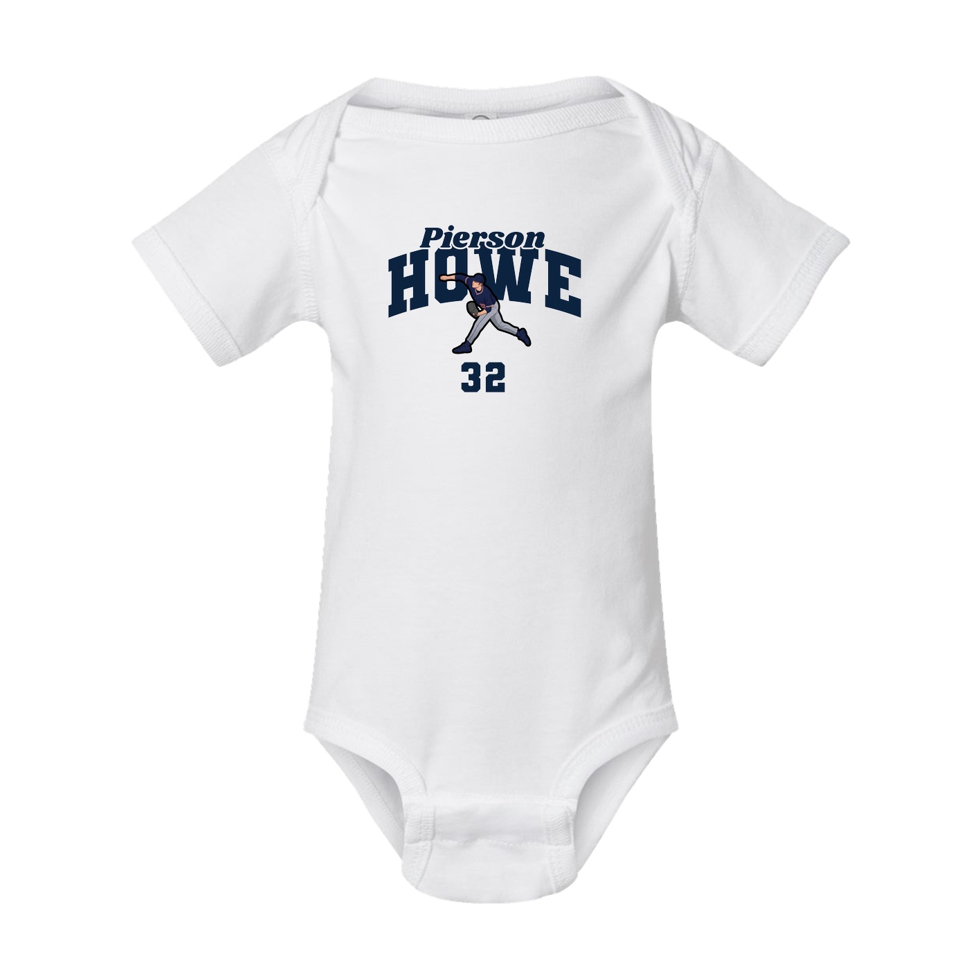 Baby Onesie — Signature Arch in White