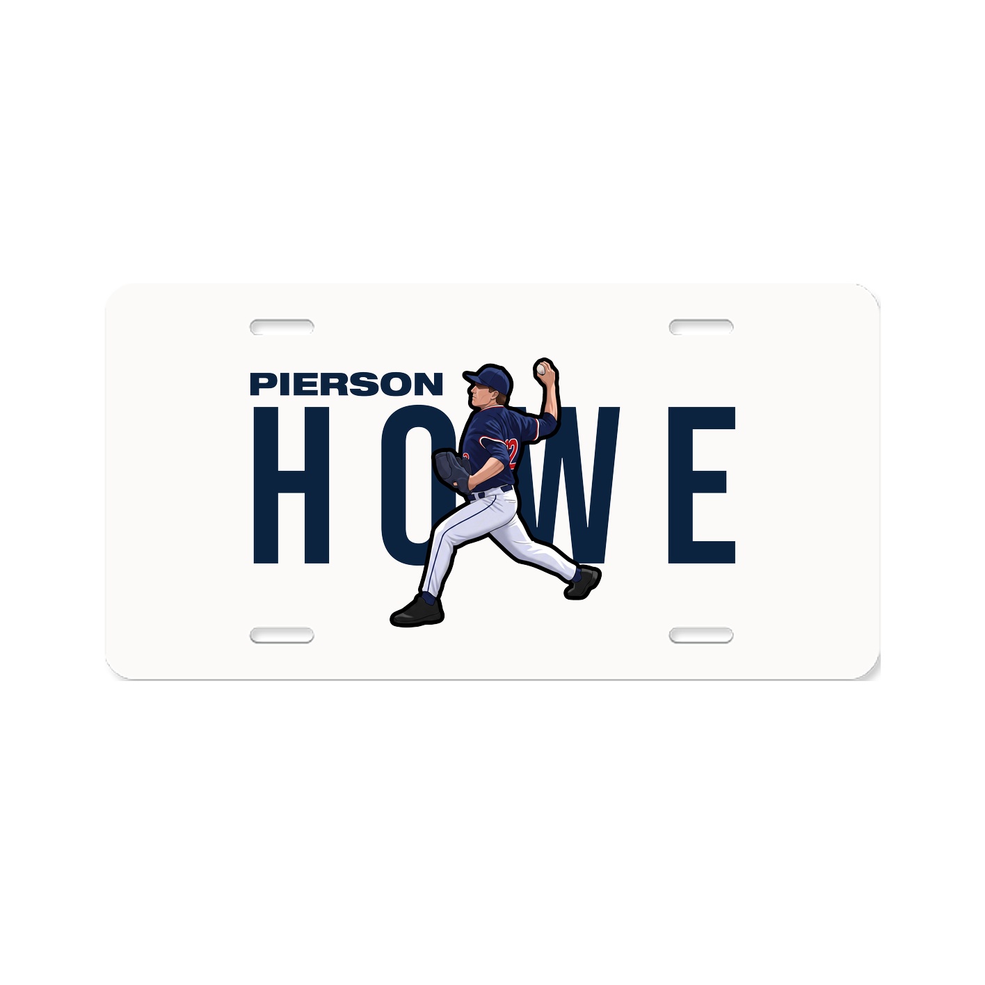 License Plate — Player Name in Classic