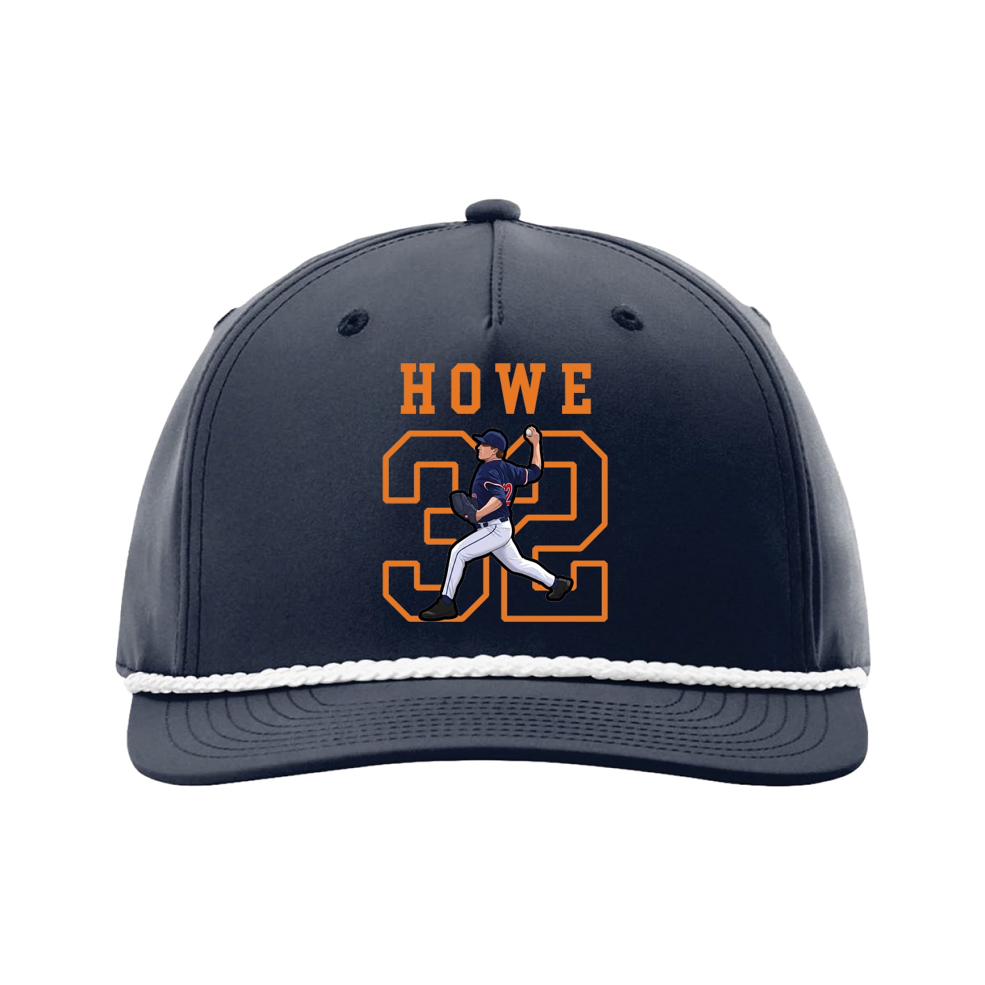 Five-Panel Classic Rope Cap — Shirsey in Navy