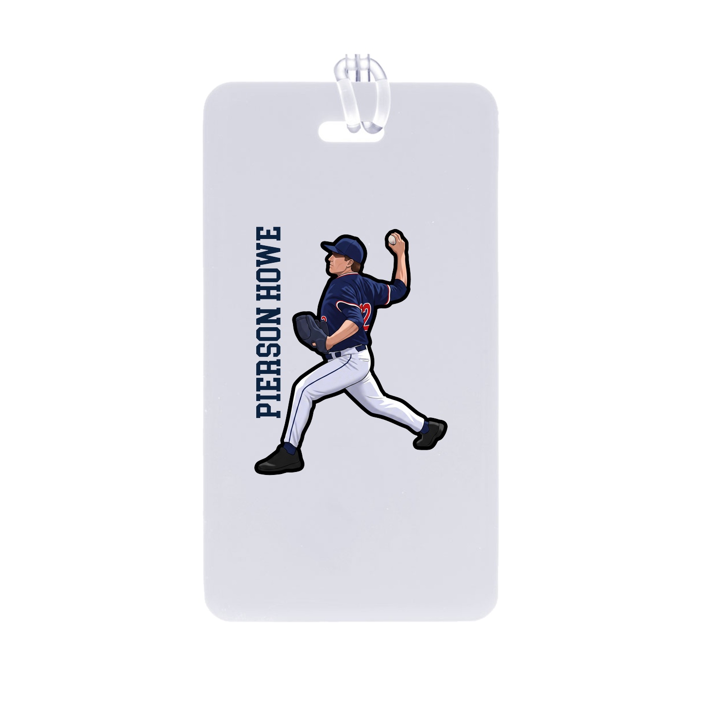 Bag Tag — Name Vertical in Classic