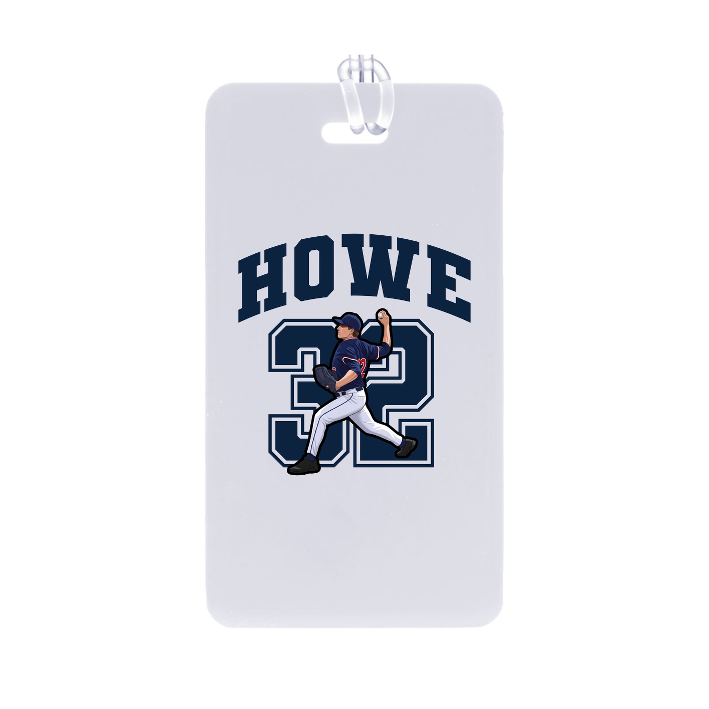 Bag Tag — Number in Classic
