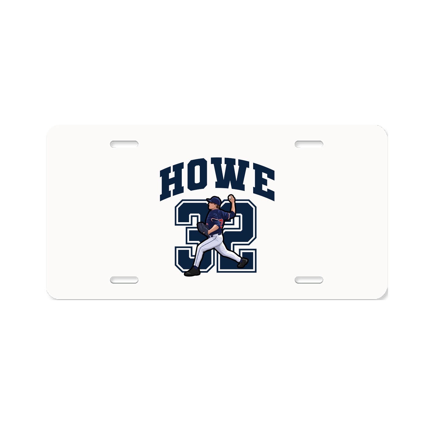 License Plate — Number in Classic
