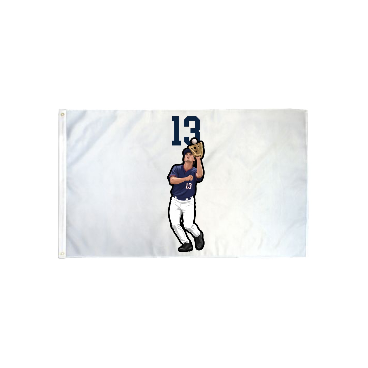 3x5 Flag — Number Top in Classic