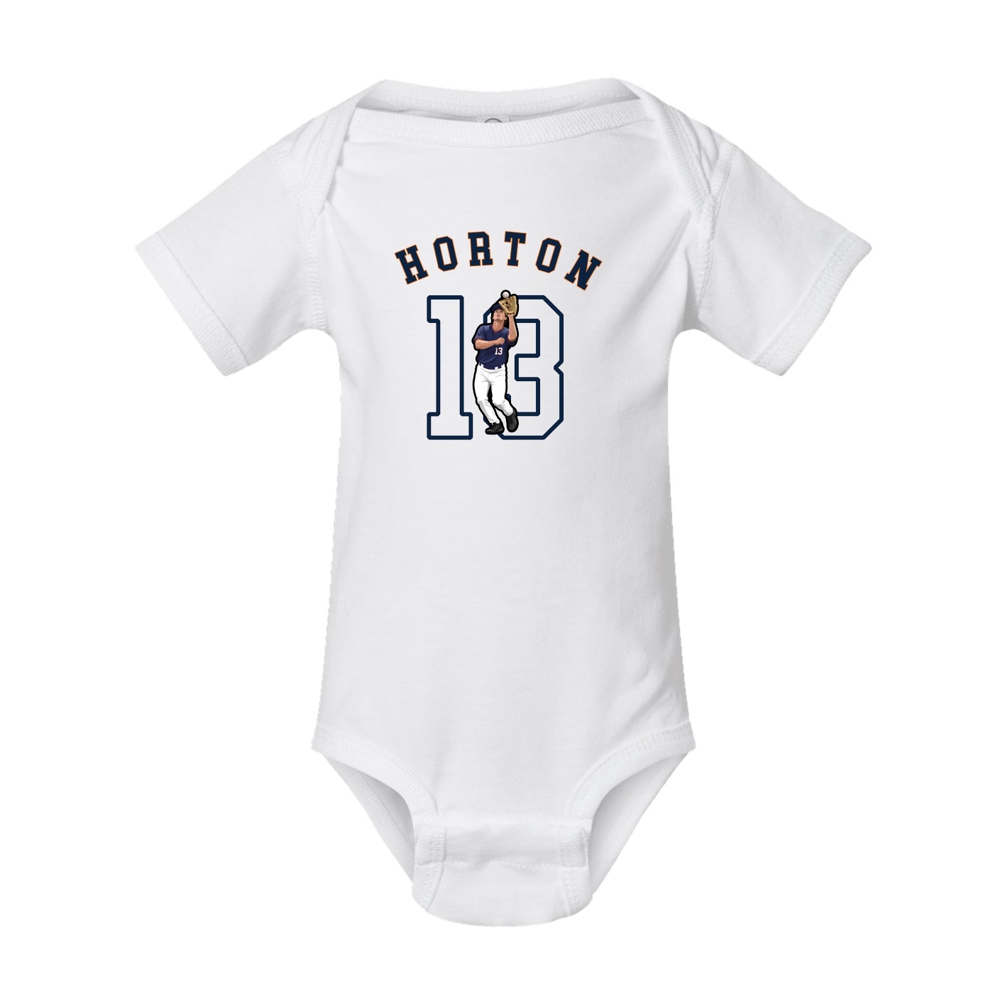 Baby Onesie — Shirsey Arch in White