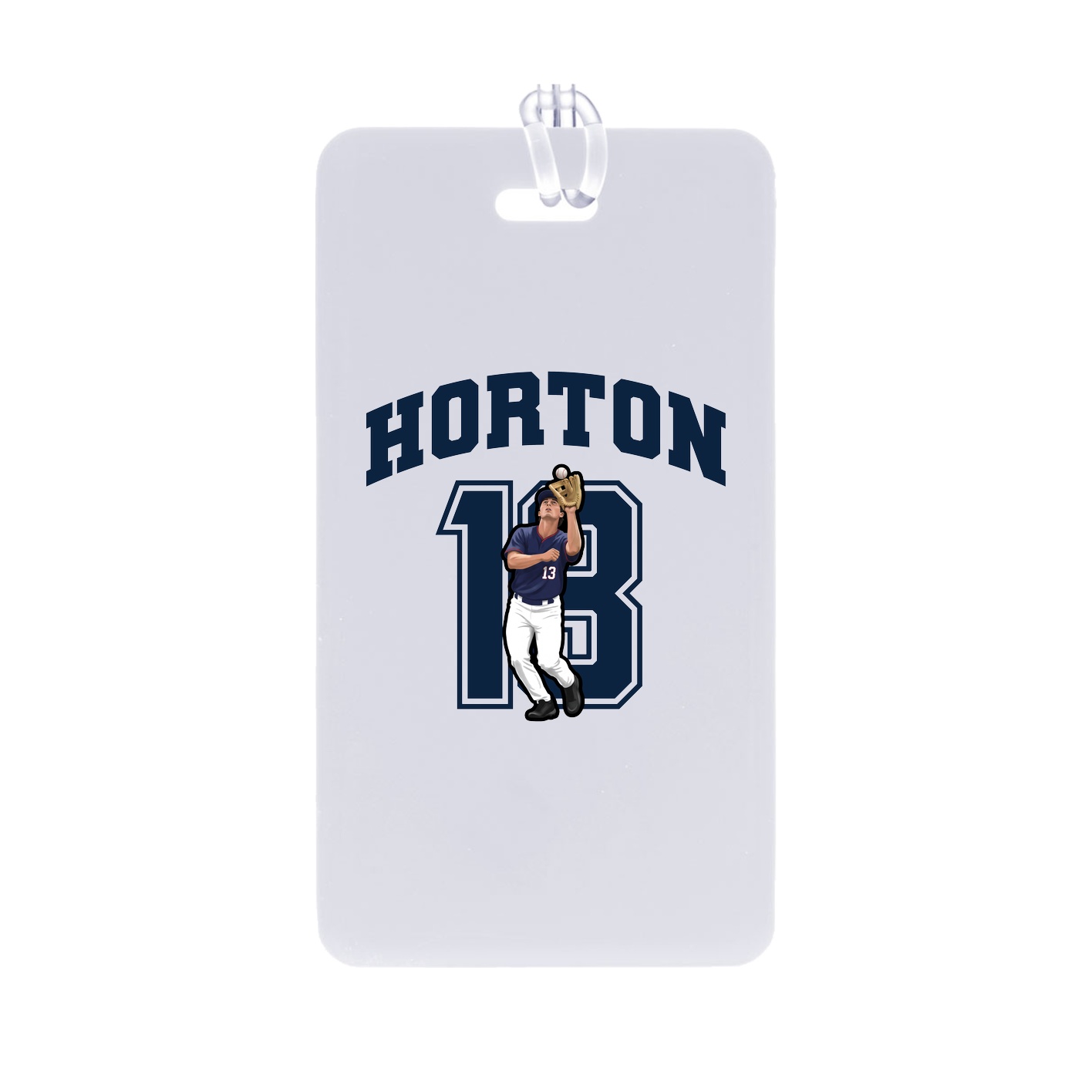 Bag Tag — Number in Classic