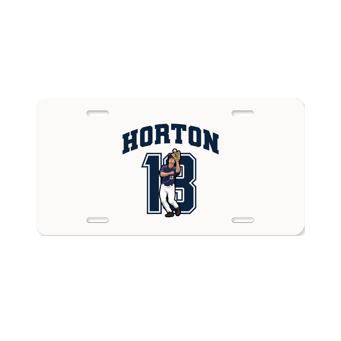 License Plate — Number in Classic