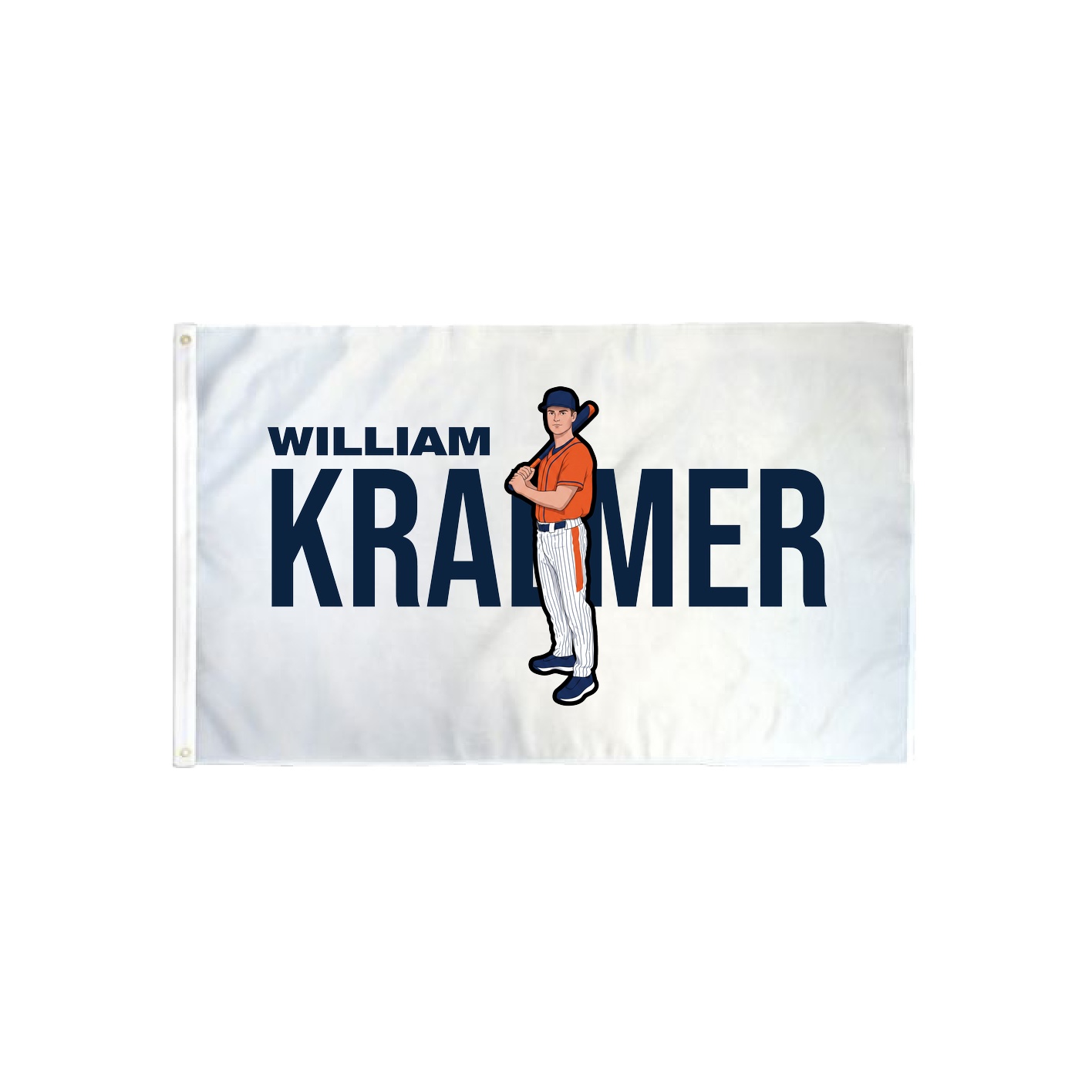 3x5 Flag — Player Name in Classic