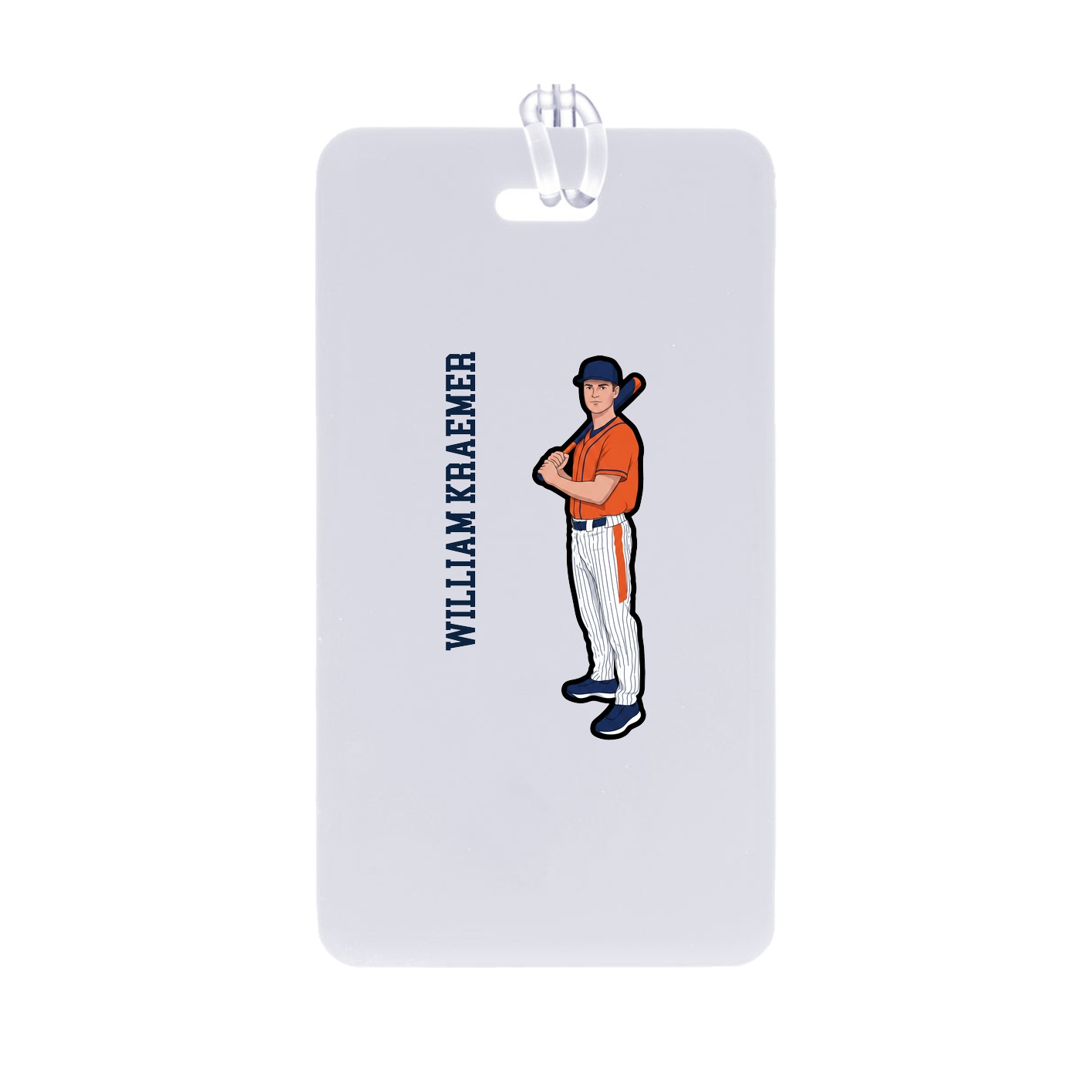 Bag Tag — Name Vertical in Classic
