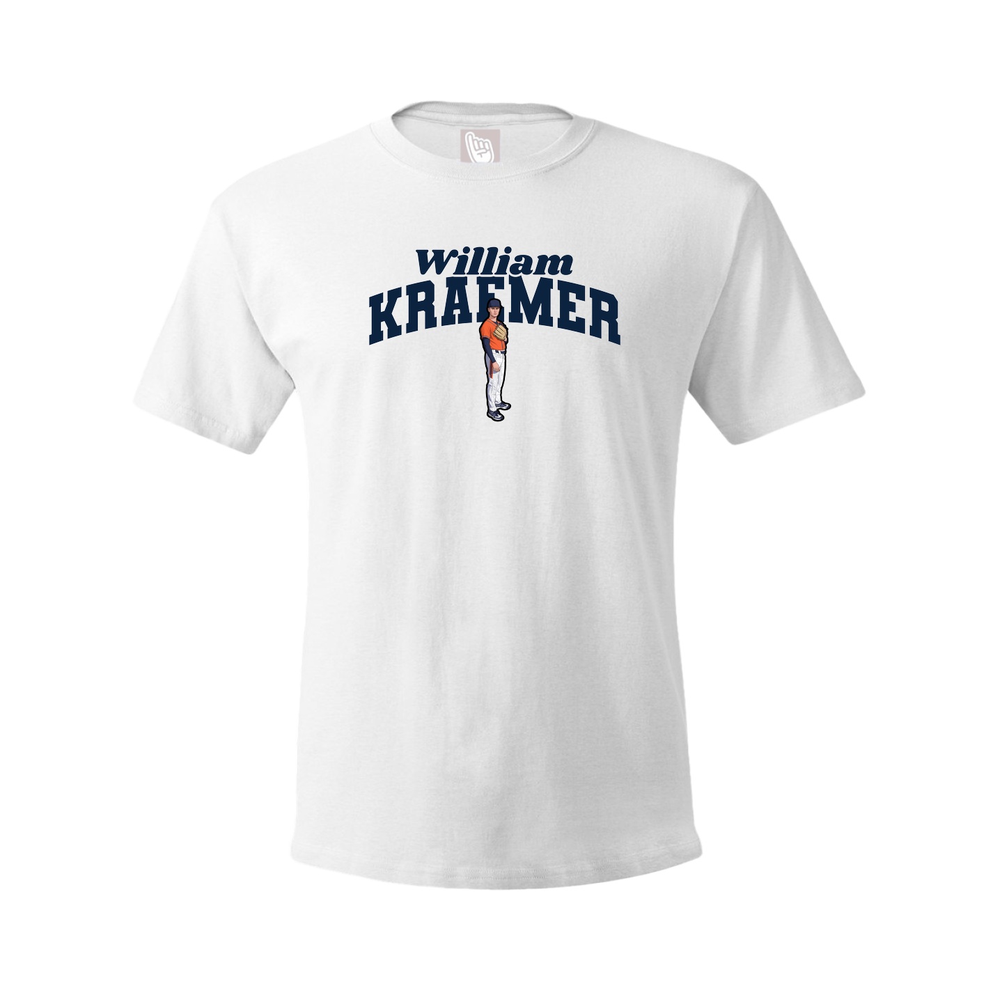Youth Tee — Signature Arch in White