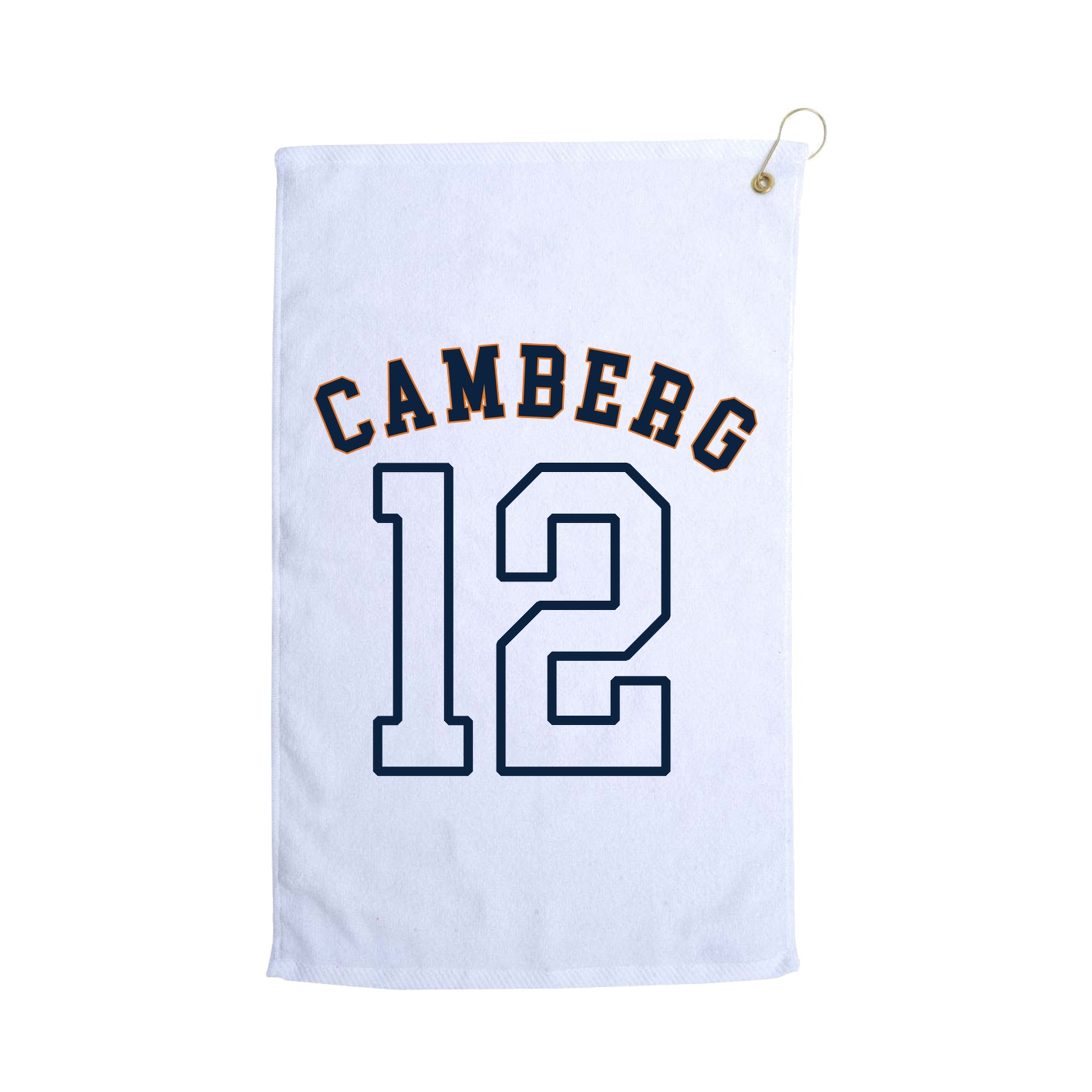 Golf Towel — Shirsey Arch in White