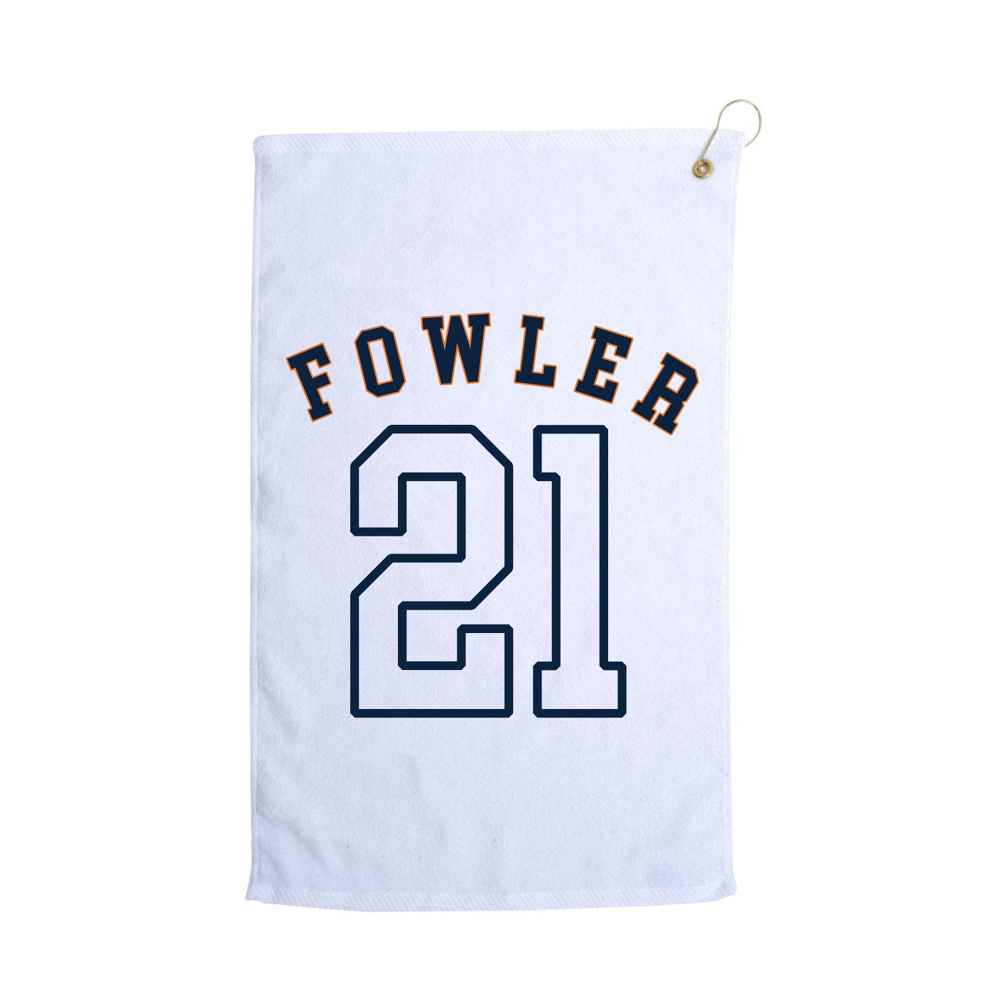 Golf Towel — Shirsey Arch in White