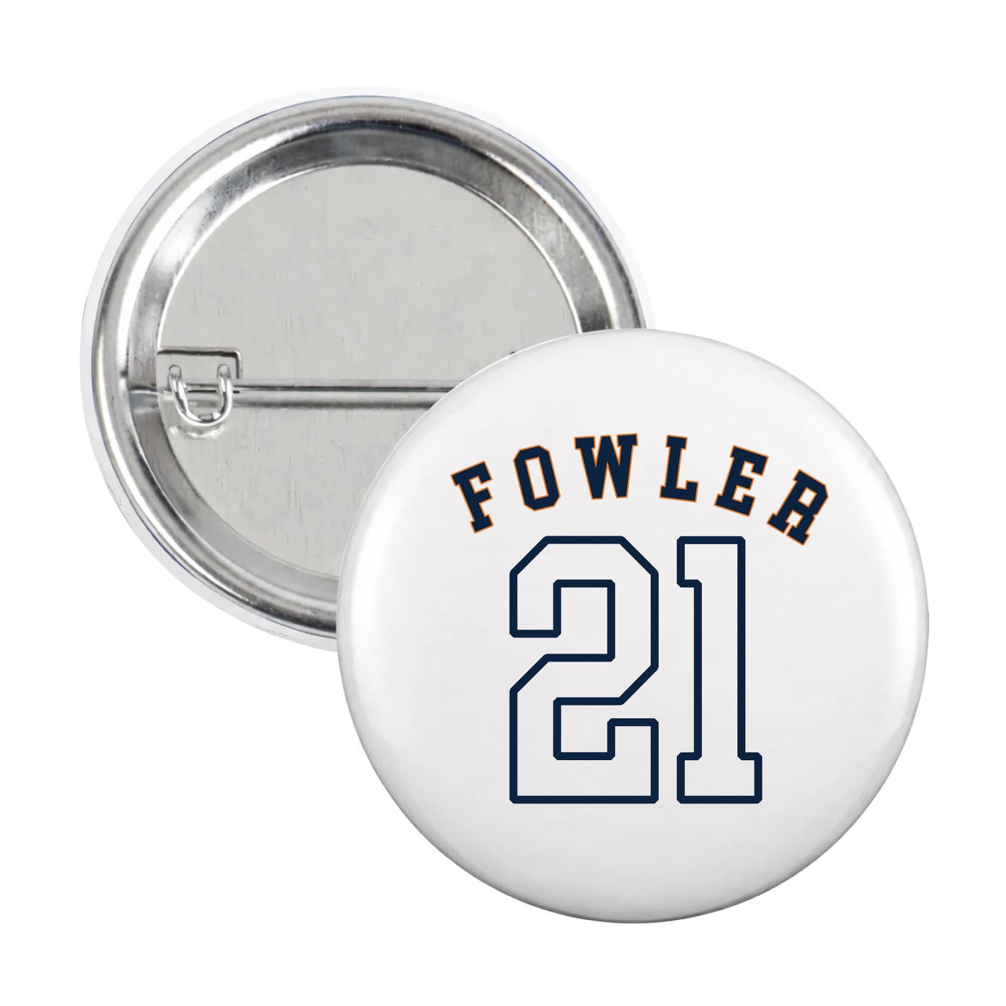 Game Day Button — Shirsey Arch in White