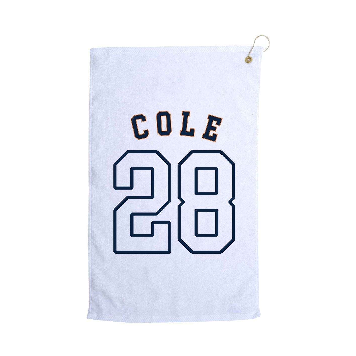 Golf Towel — Shirsey Arch in White