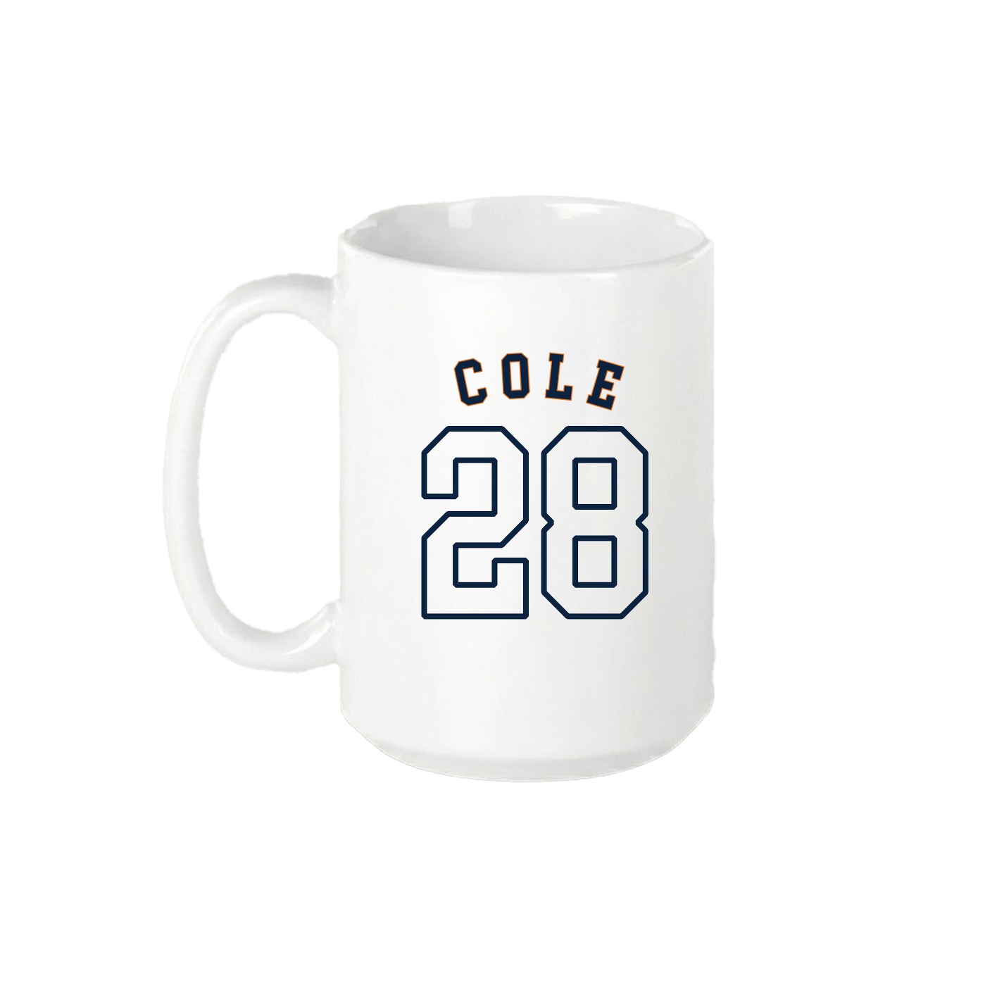 15oz Coffee Mug — Shirsey Arch in White