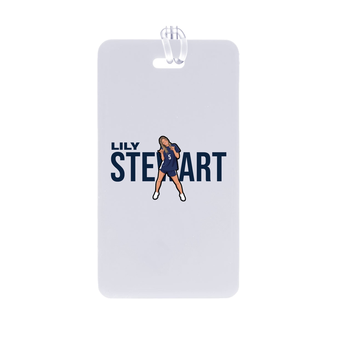 Bag Tag — Player Name in Classic