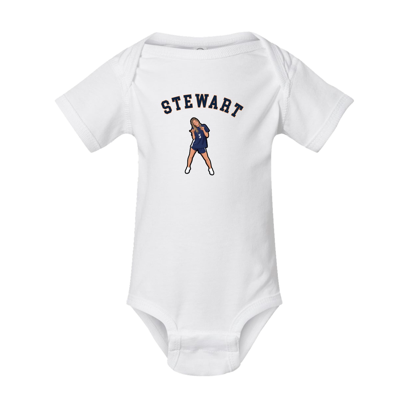 Baby Onesie — Shirsey Arch in White