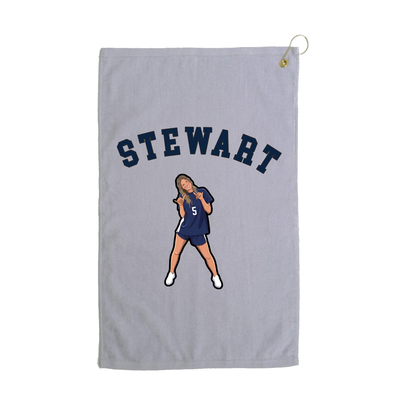 Golf Towel — Shirsey Arch in Grey
