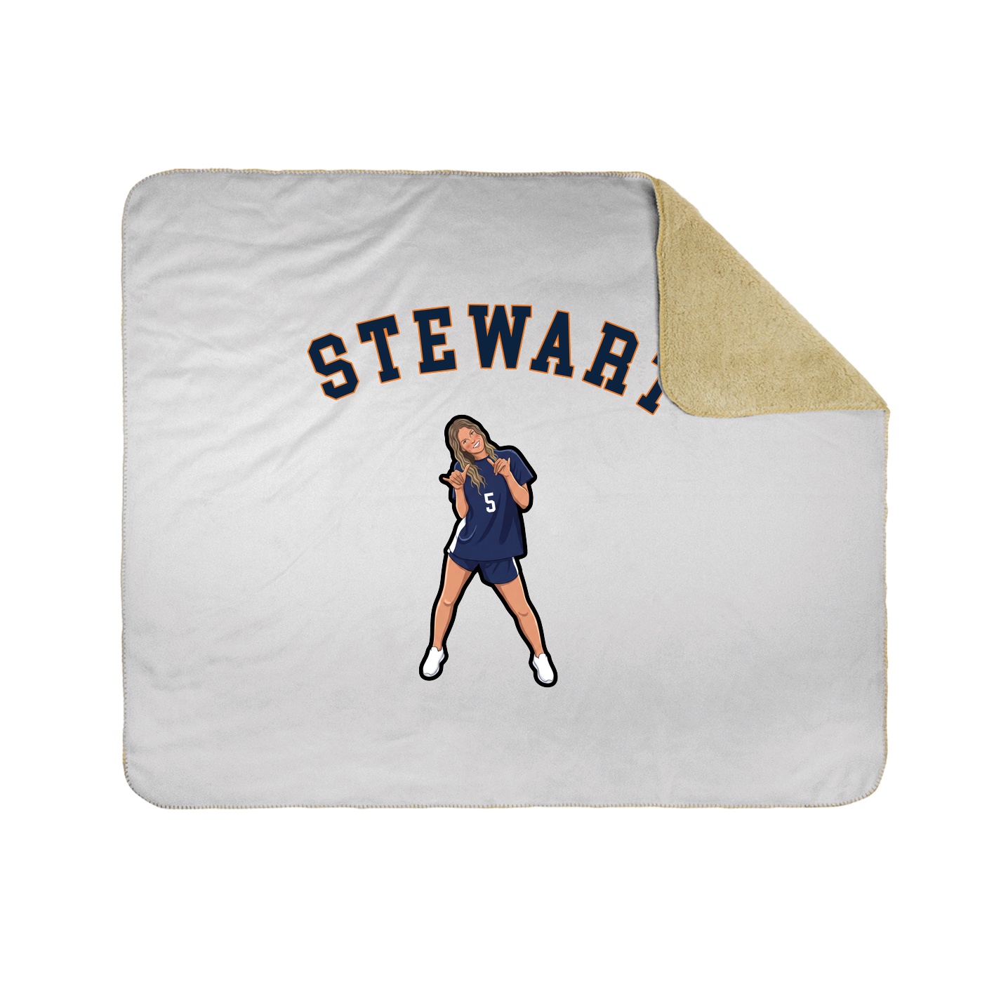 Throw Blanket — Shirsey Arch in White