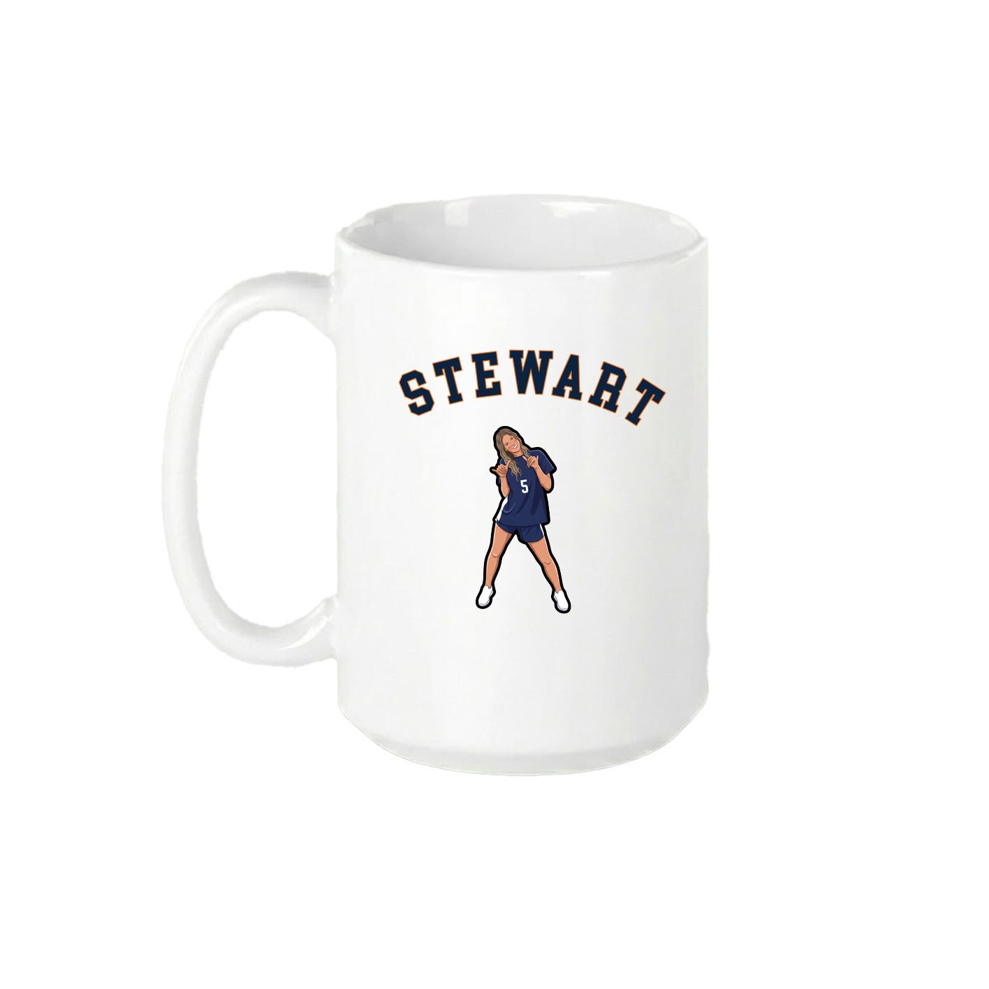 15oz Coffee Mug — Shirsey Arch in White