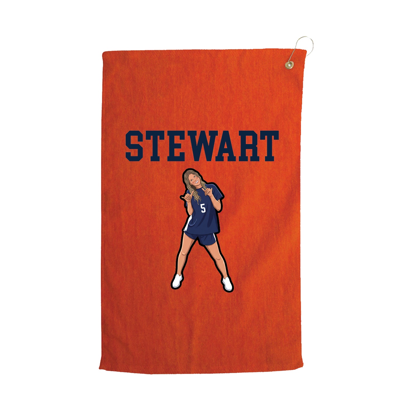 Golf Towel — Shirsey in Orange
