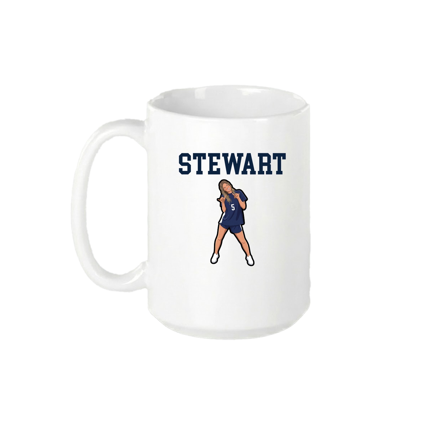 15oz Coffee Mug — Shirsey in White