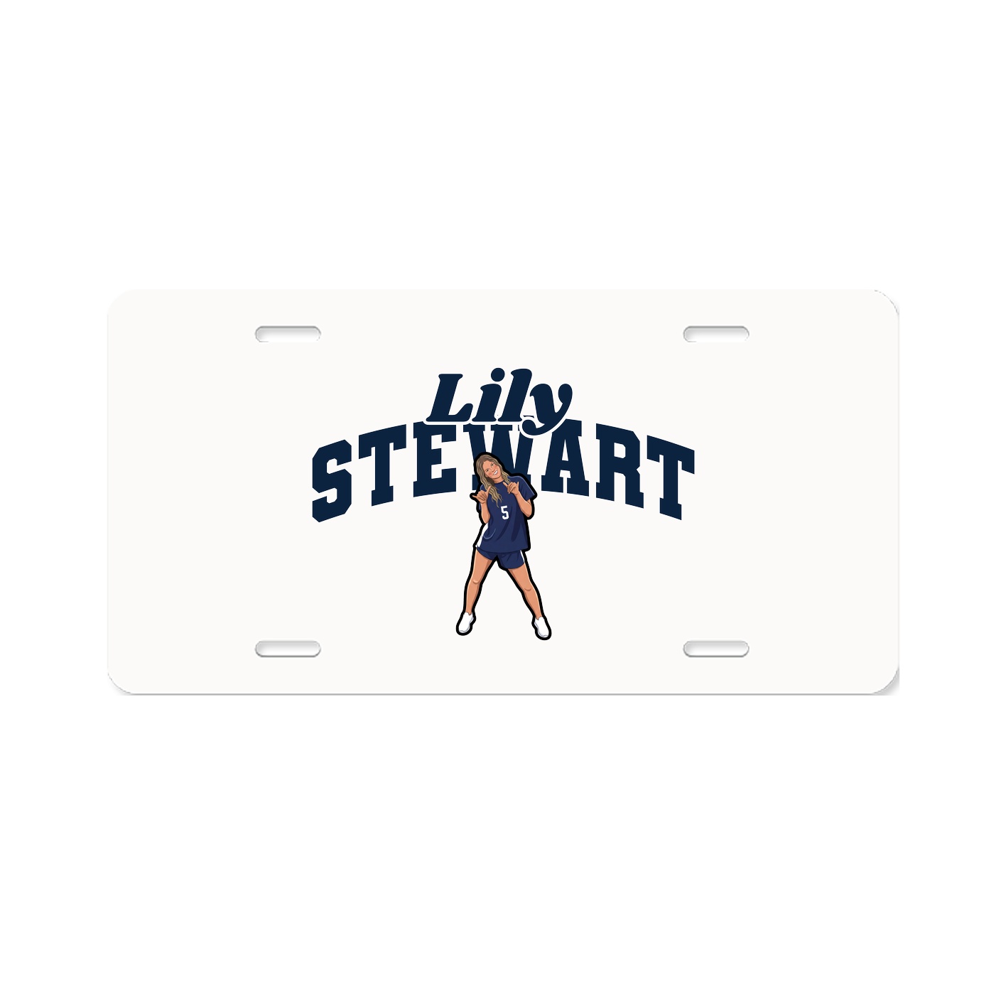 License Plate — Signature Arch in Classic
