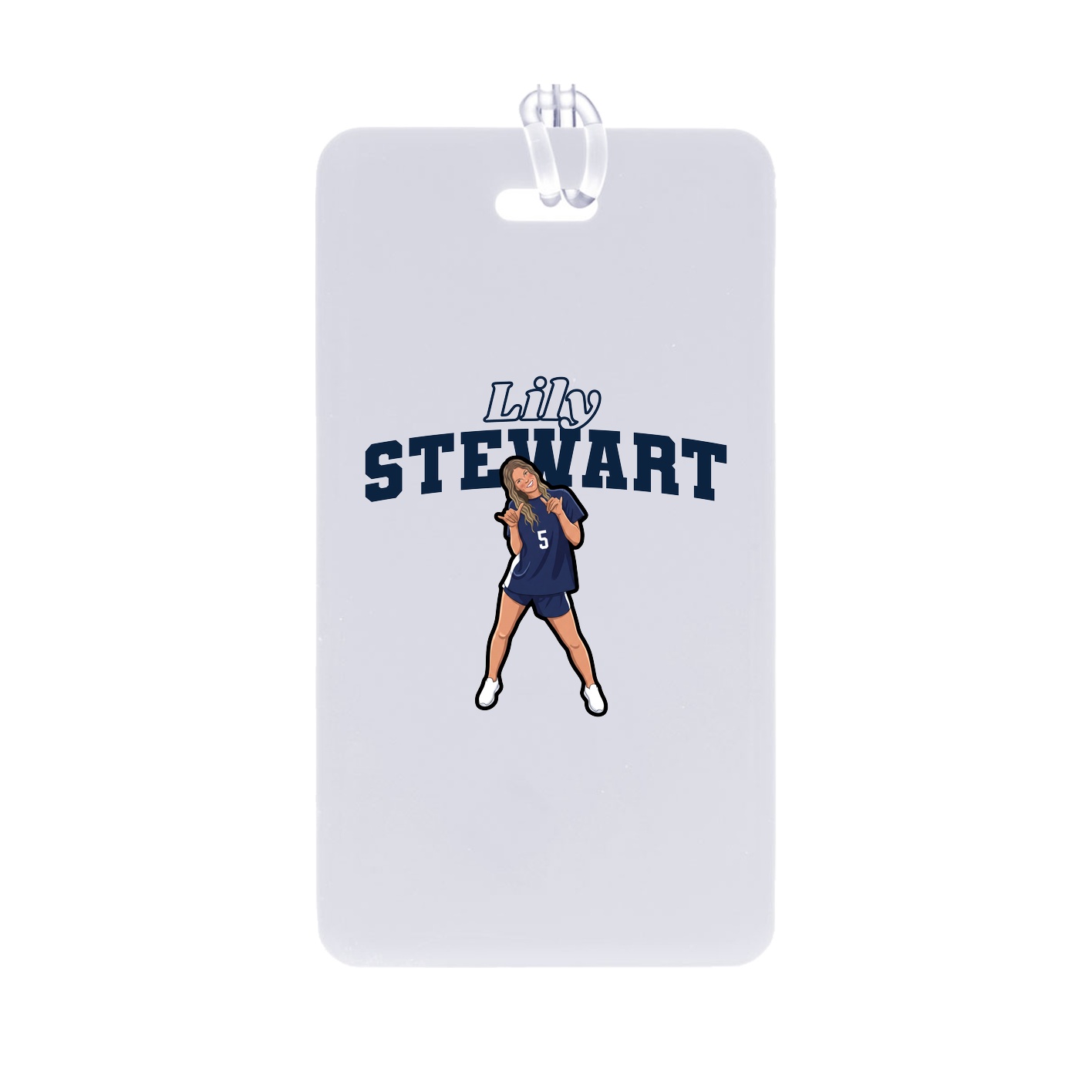 Bag Tag — Name Arch in Classic