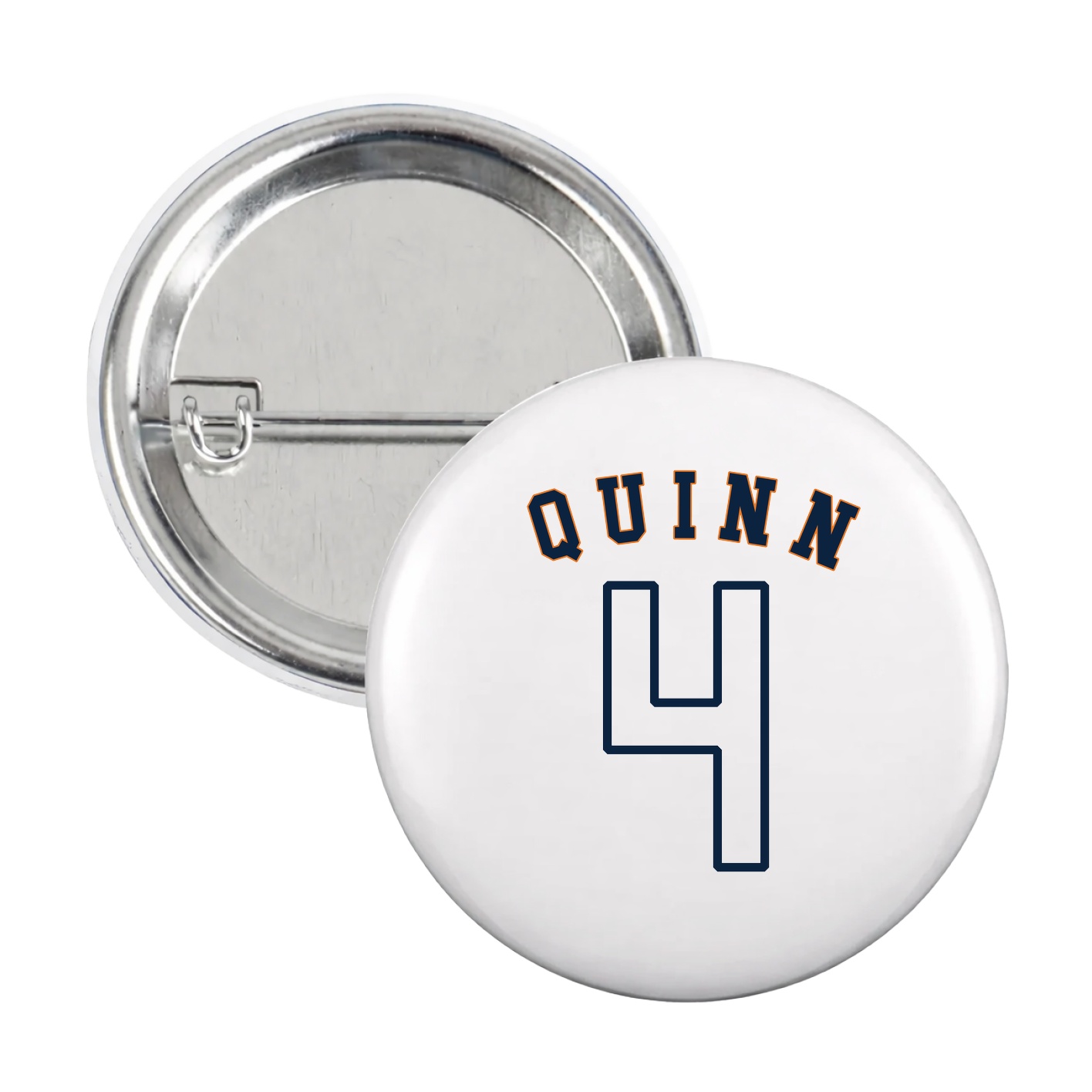 Game Day Button — Shirsey Arch in White