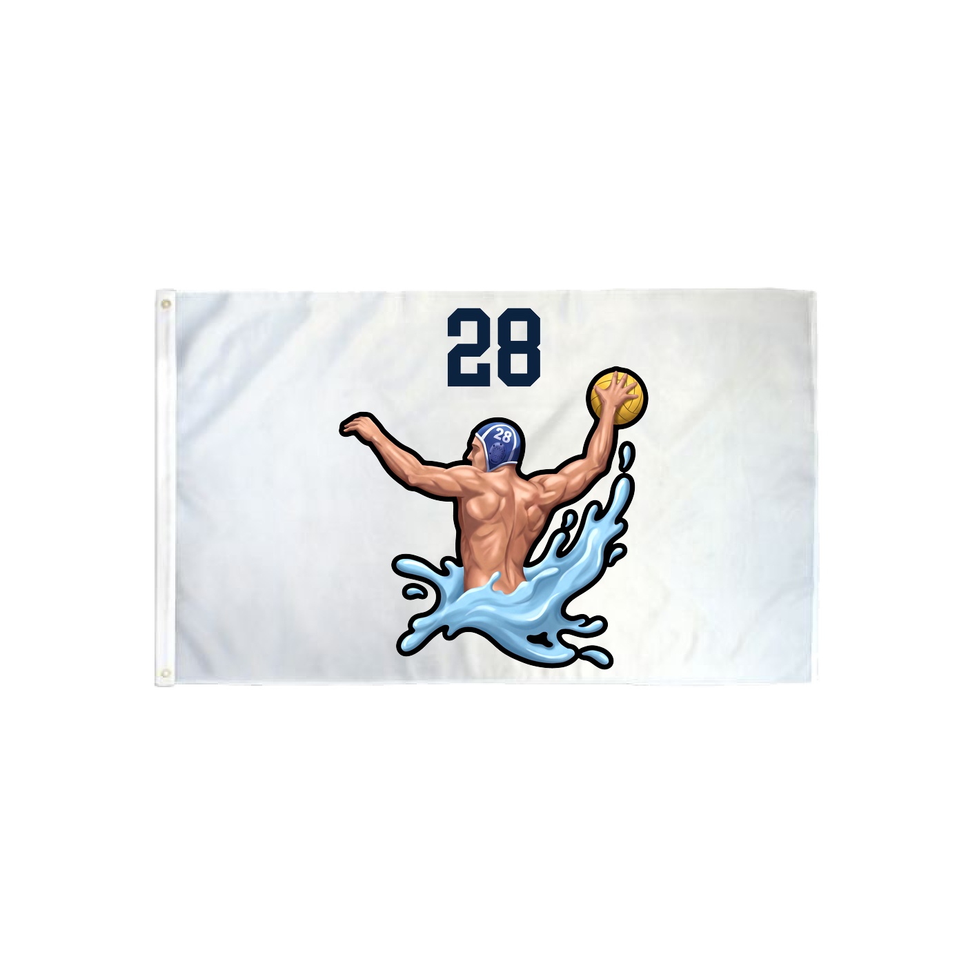 3x5 Flag — Number Top in Classic