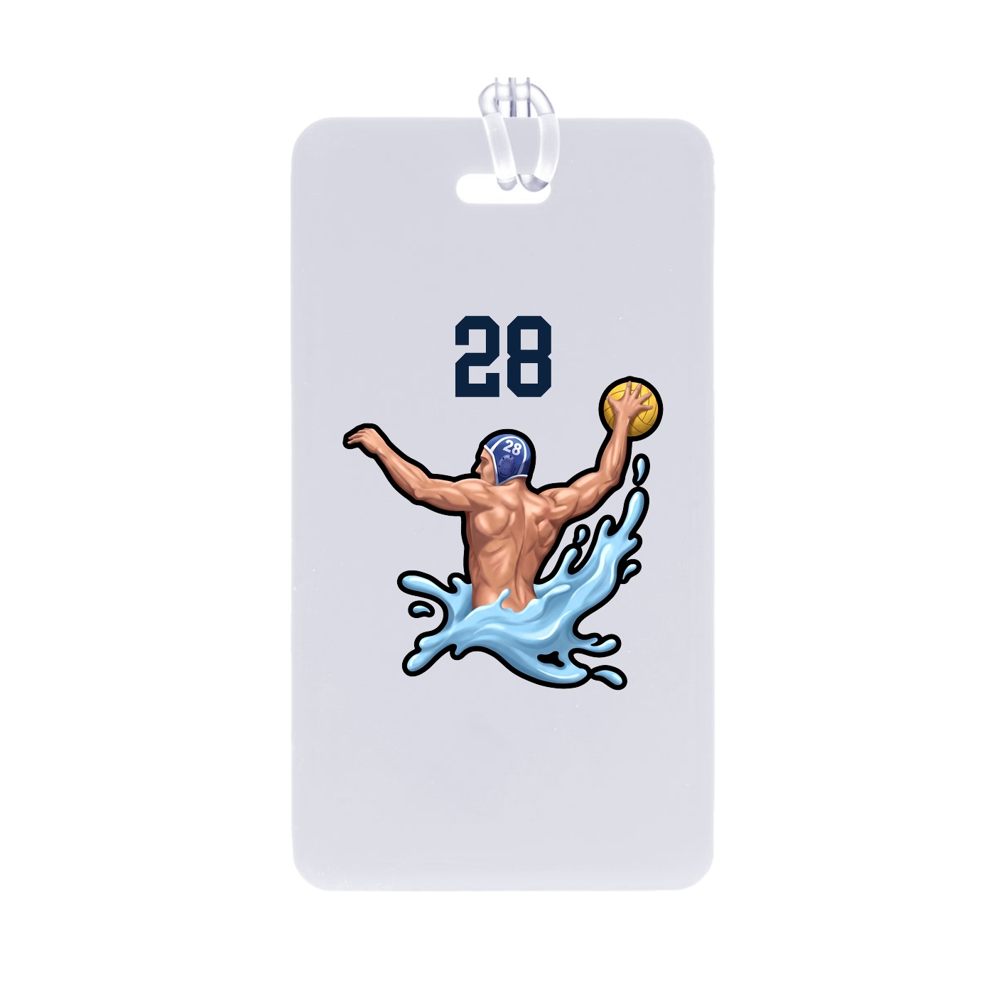 Bag Tag — Number Top in Classic