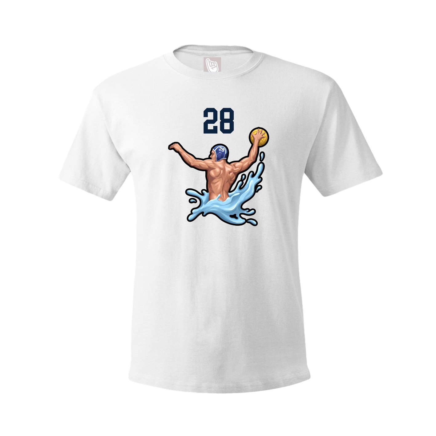 Tee — Number Top in White