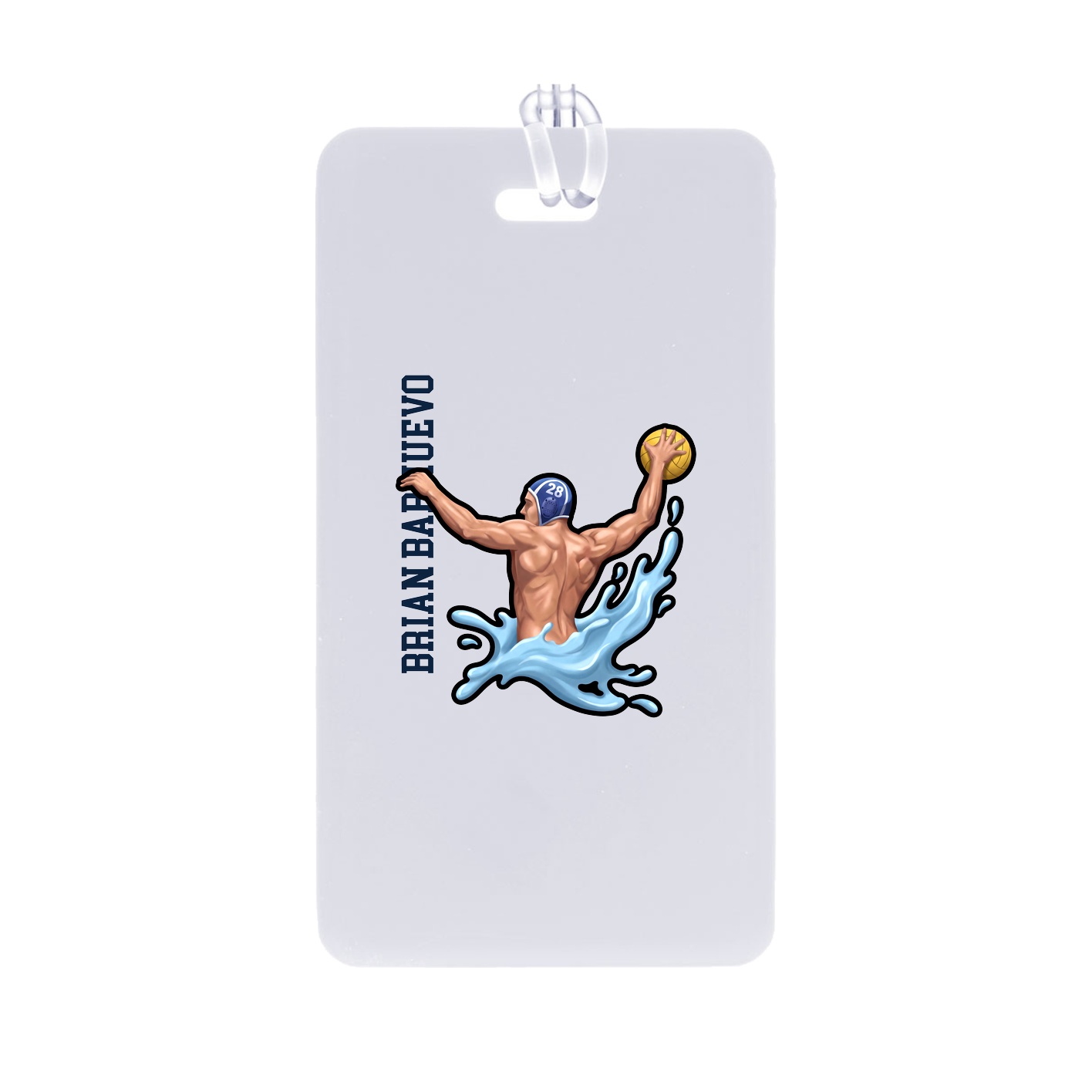 Bag Tag — Name Vertical in Classic