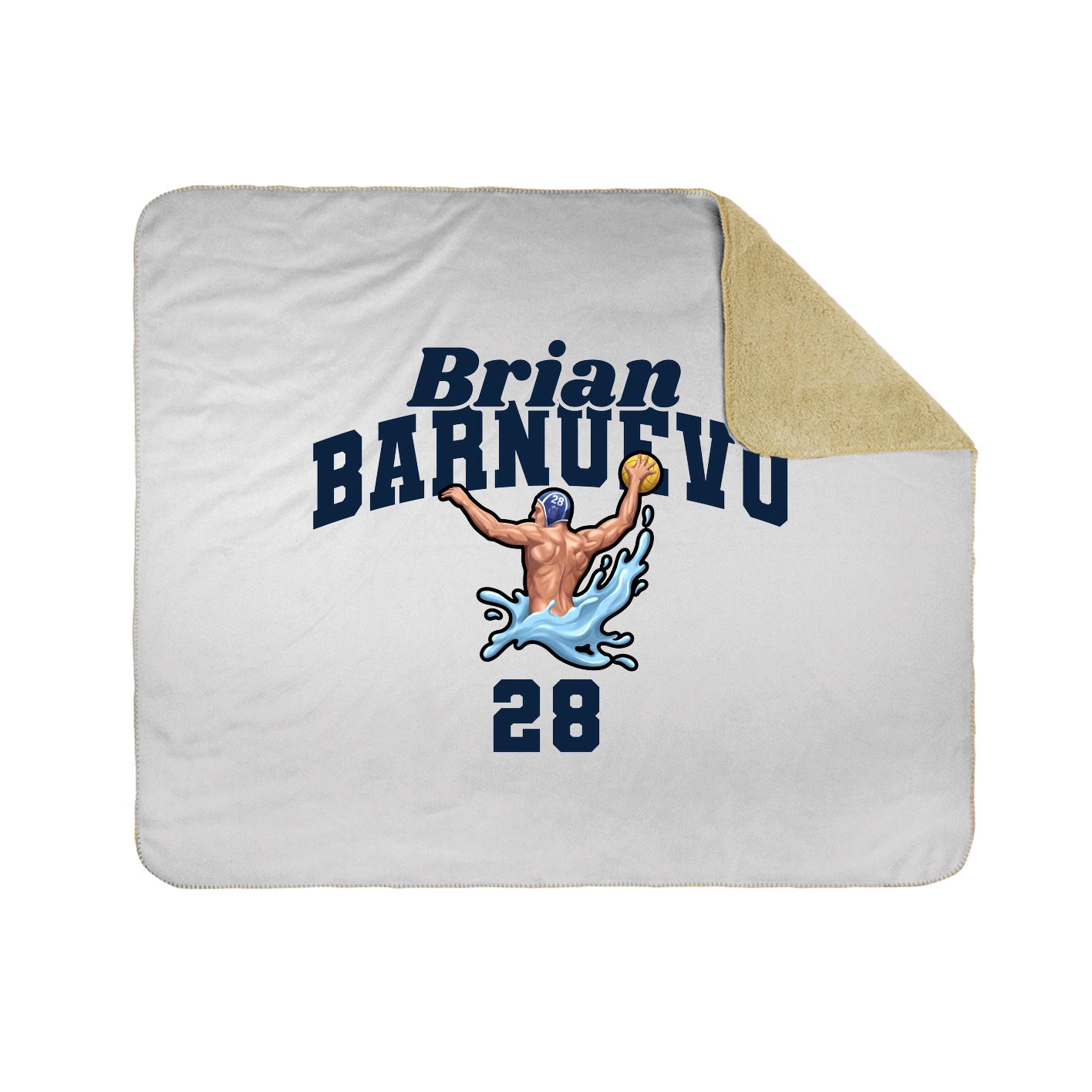 Throw Blanket — Signature Arch in White