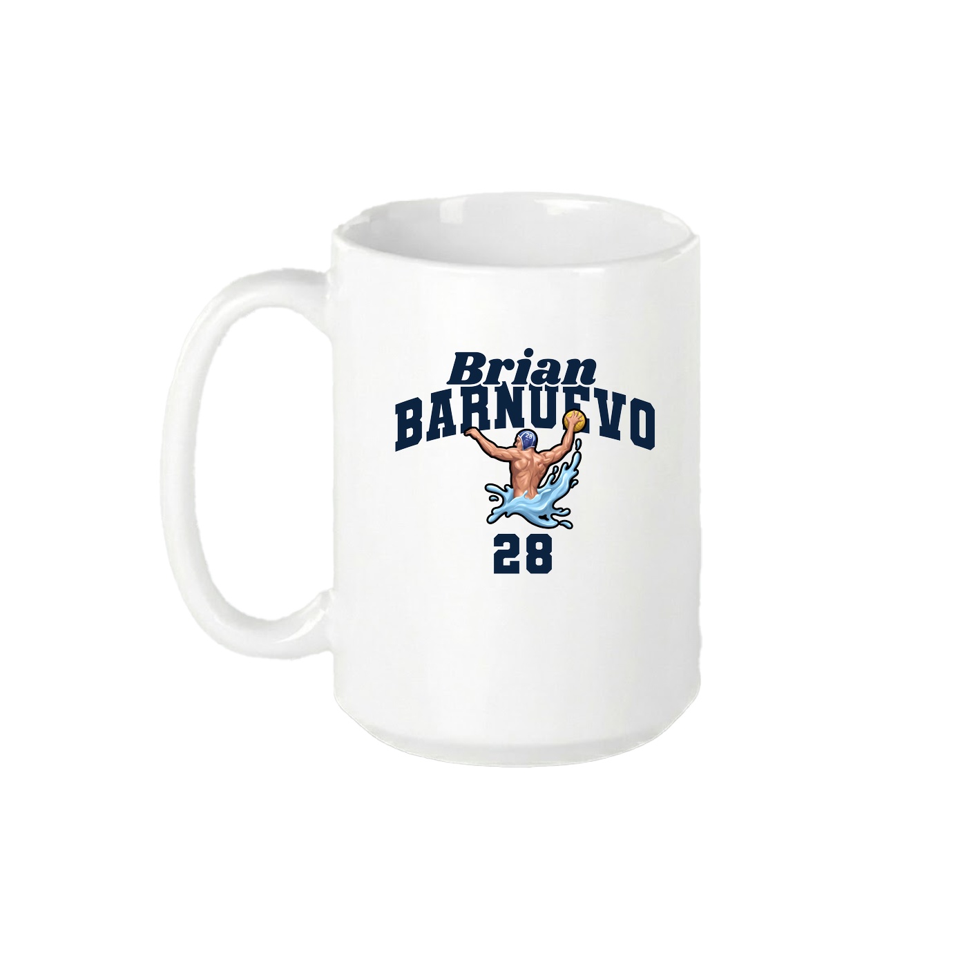15oz Coffee Mug — Signature Arch in White