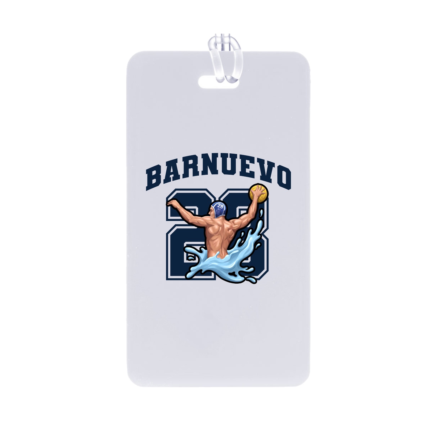 Bag Tag — Number in Classic