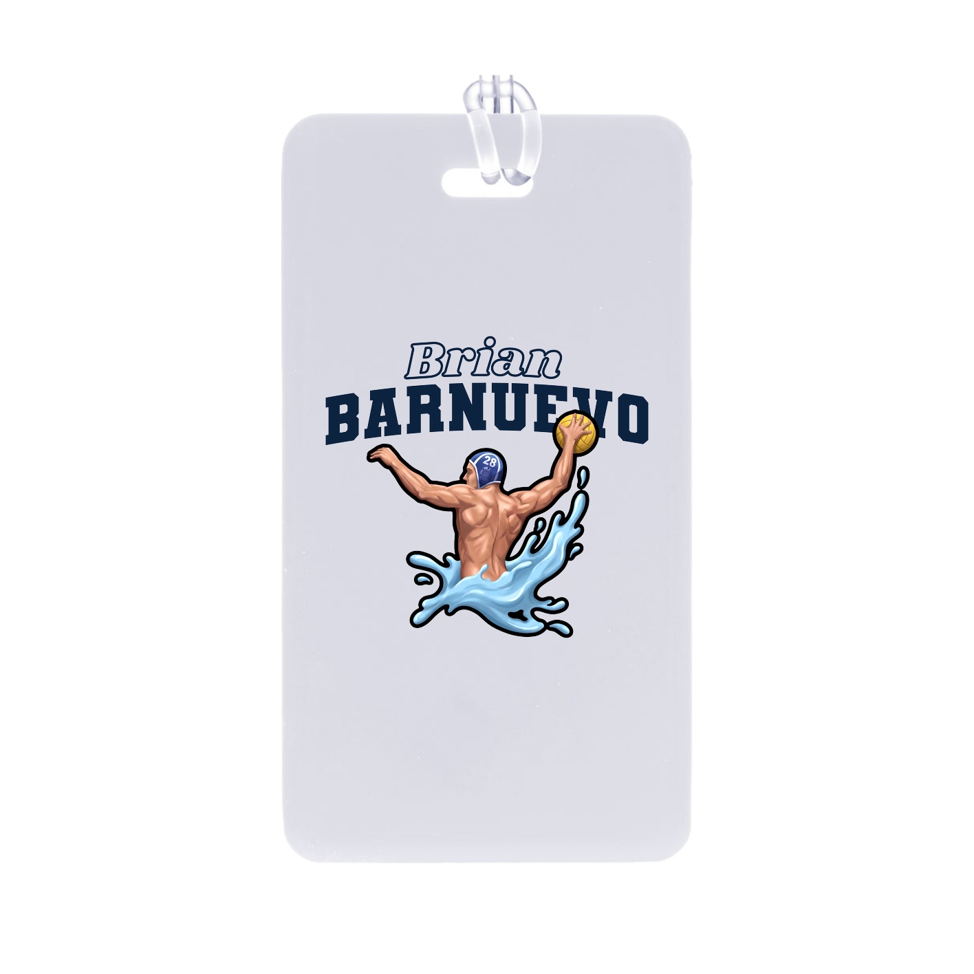 Bag Tag — Name Arch in Classic