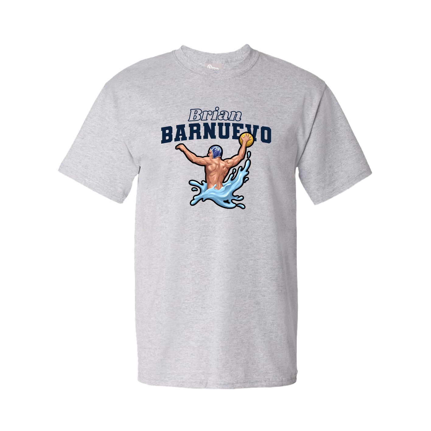 Tee — Name Arch in Grey