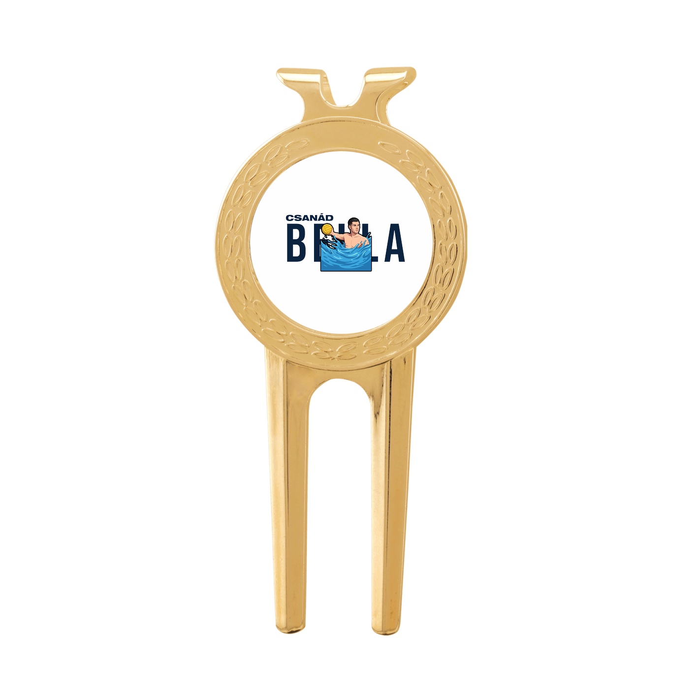 Divot Tool with Ball Marker — Player Name in Classic