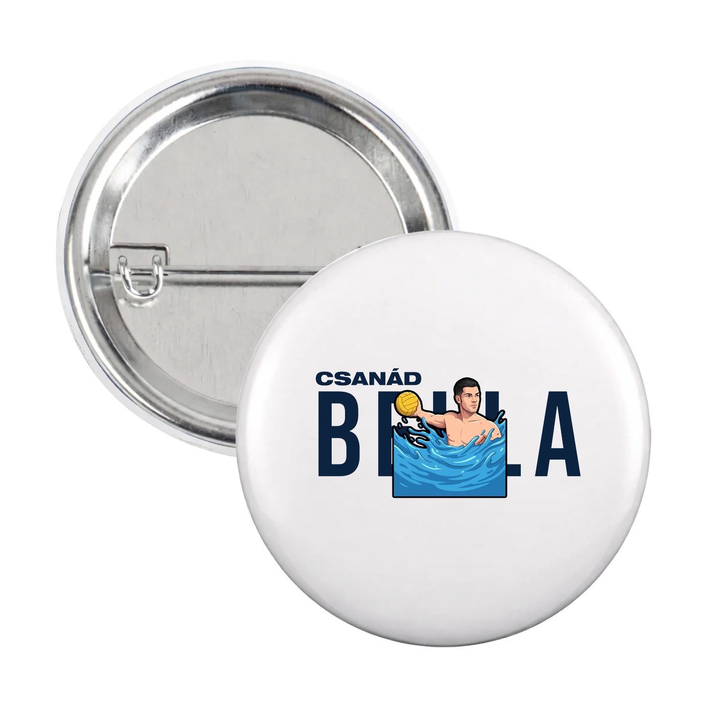 Game Day Button — Player Name in White