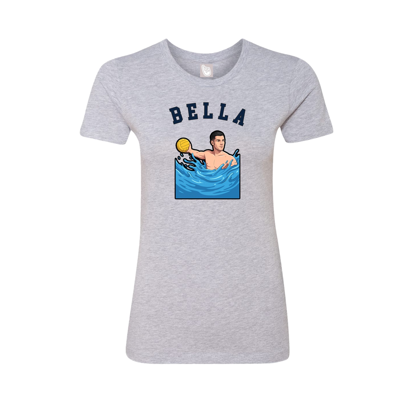 Fitted Women's Tee — Shirsey Arch in Grey