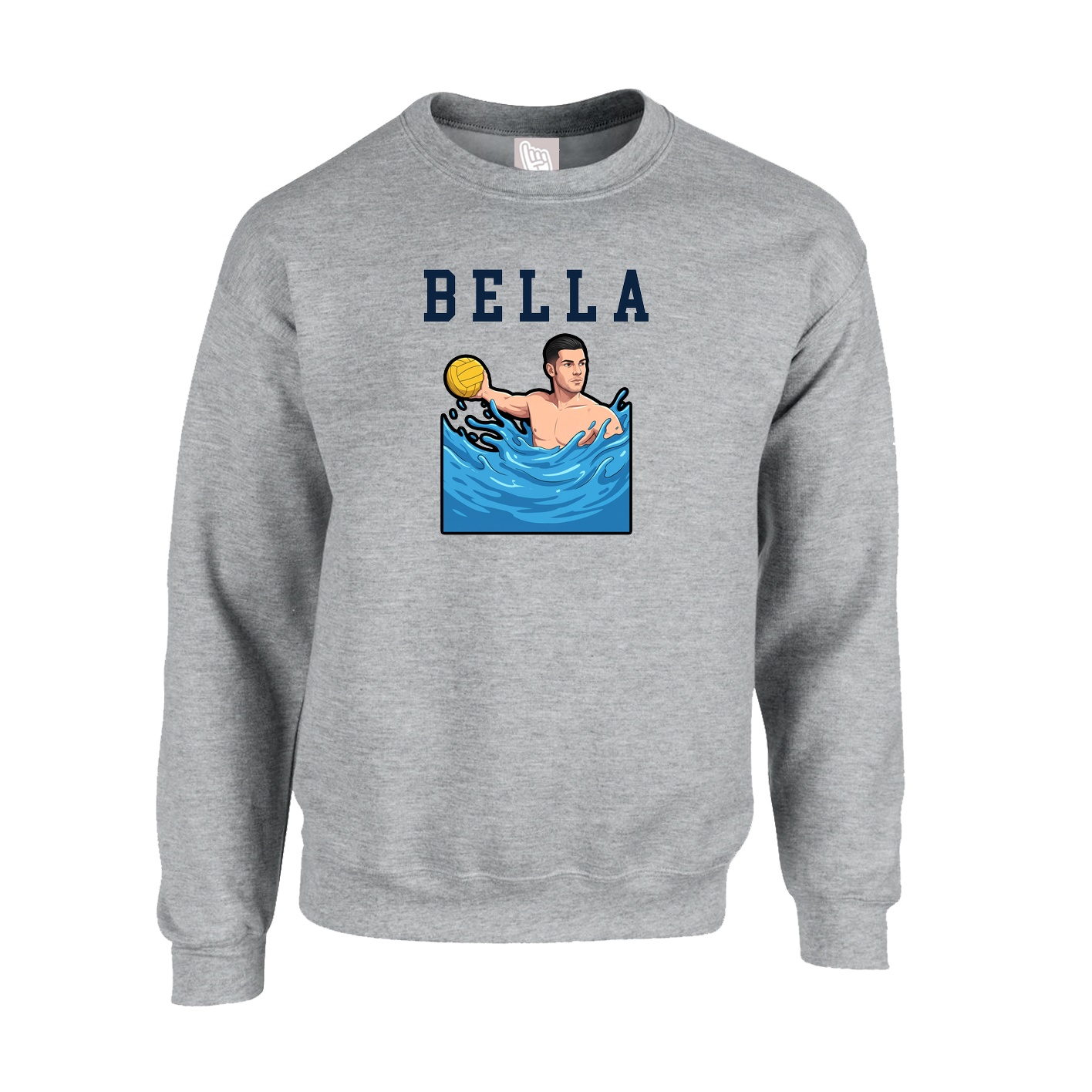 Fleece Crew — Shirsey in Grey