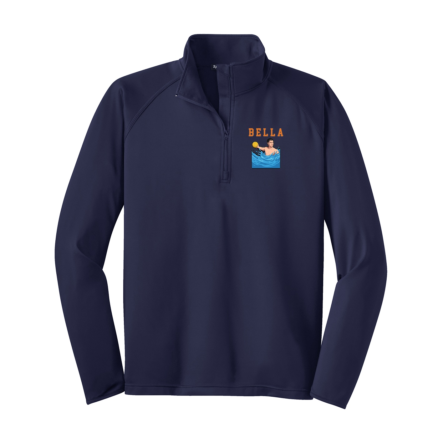 Q-Zip Pullover — Shirsey in Navy