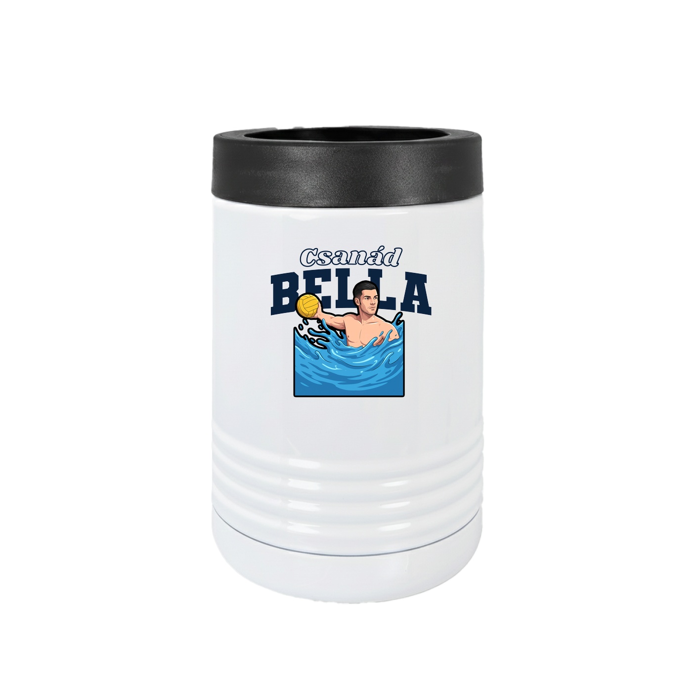 Beverage Holder — Name Arch in White