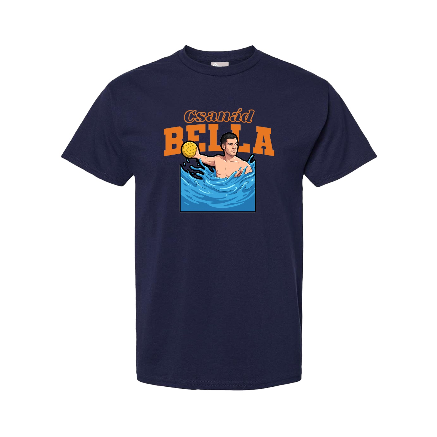 Youth Tee — Name Arch in Navy