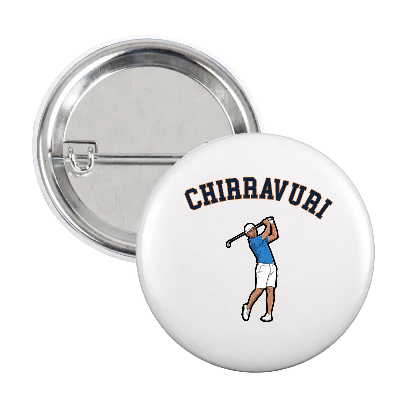 Game Day Button — Shirsey Arch in White