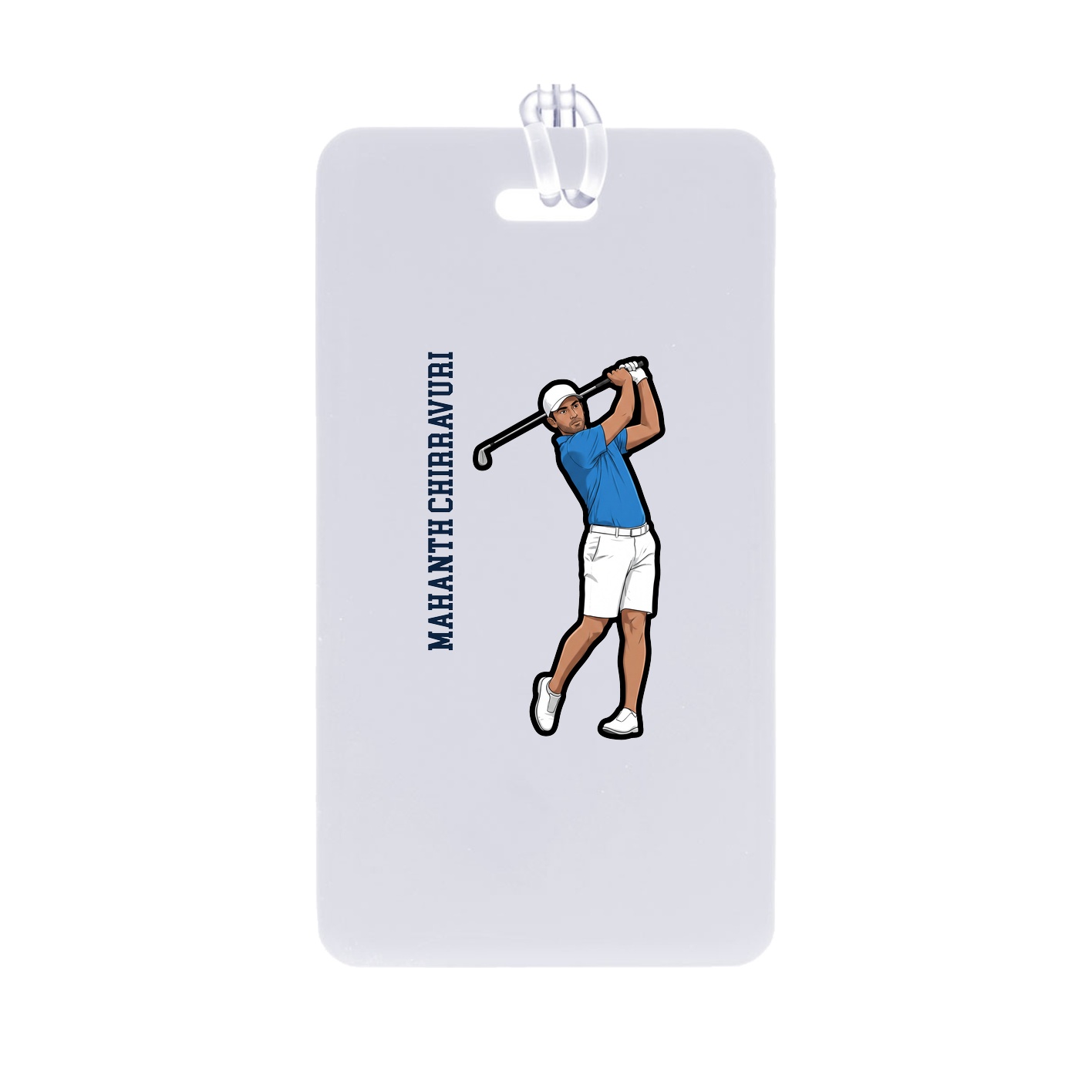 Bag Tag — Name Vertical in Classic