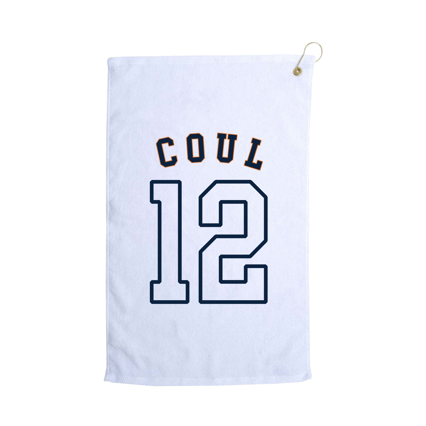 Golf Towel — Shirsey Arch in White