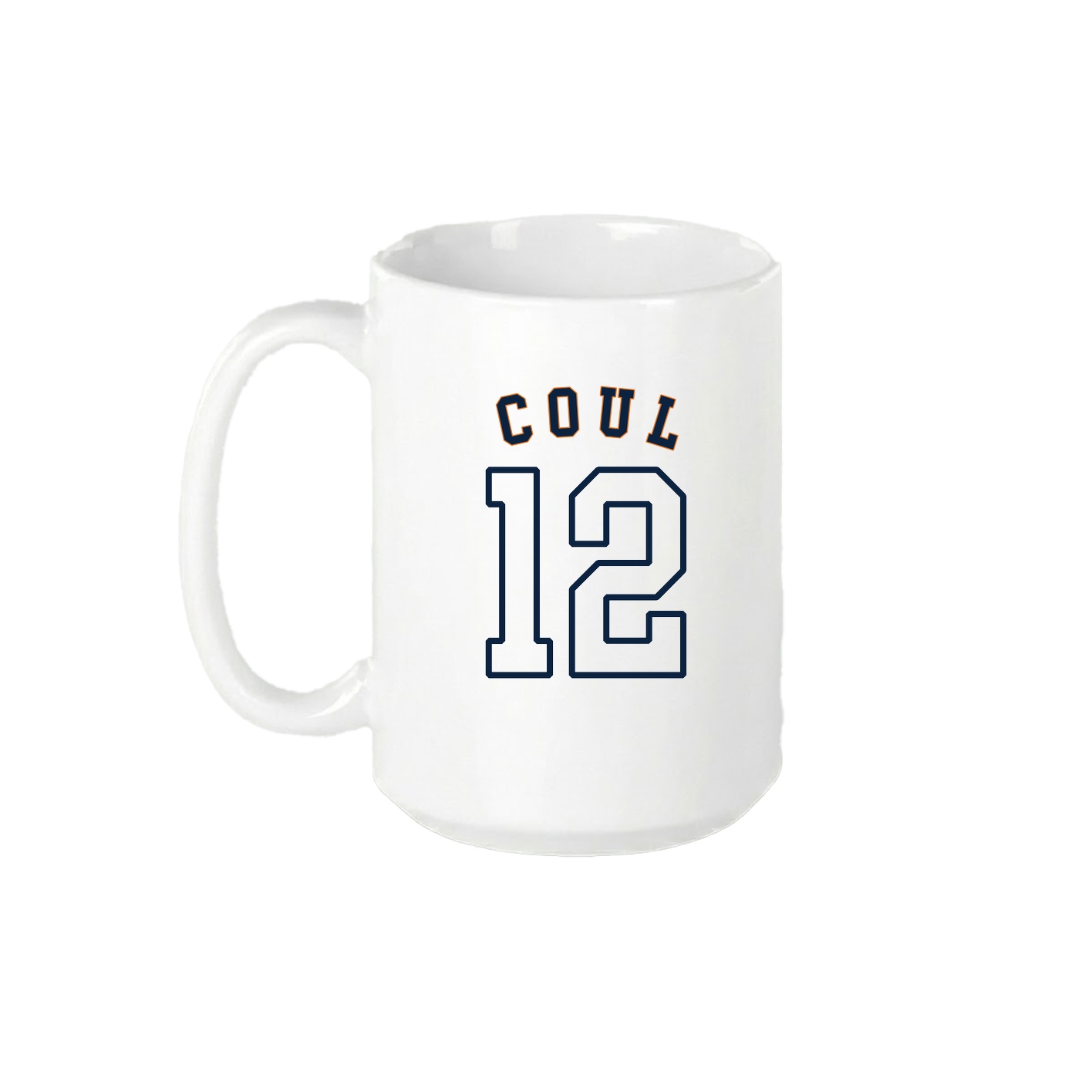 15oz Coffee Mug — Shirsey Arch in White