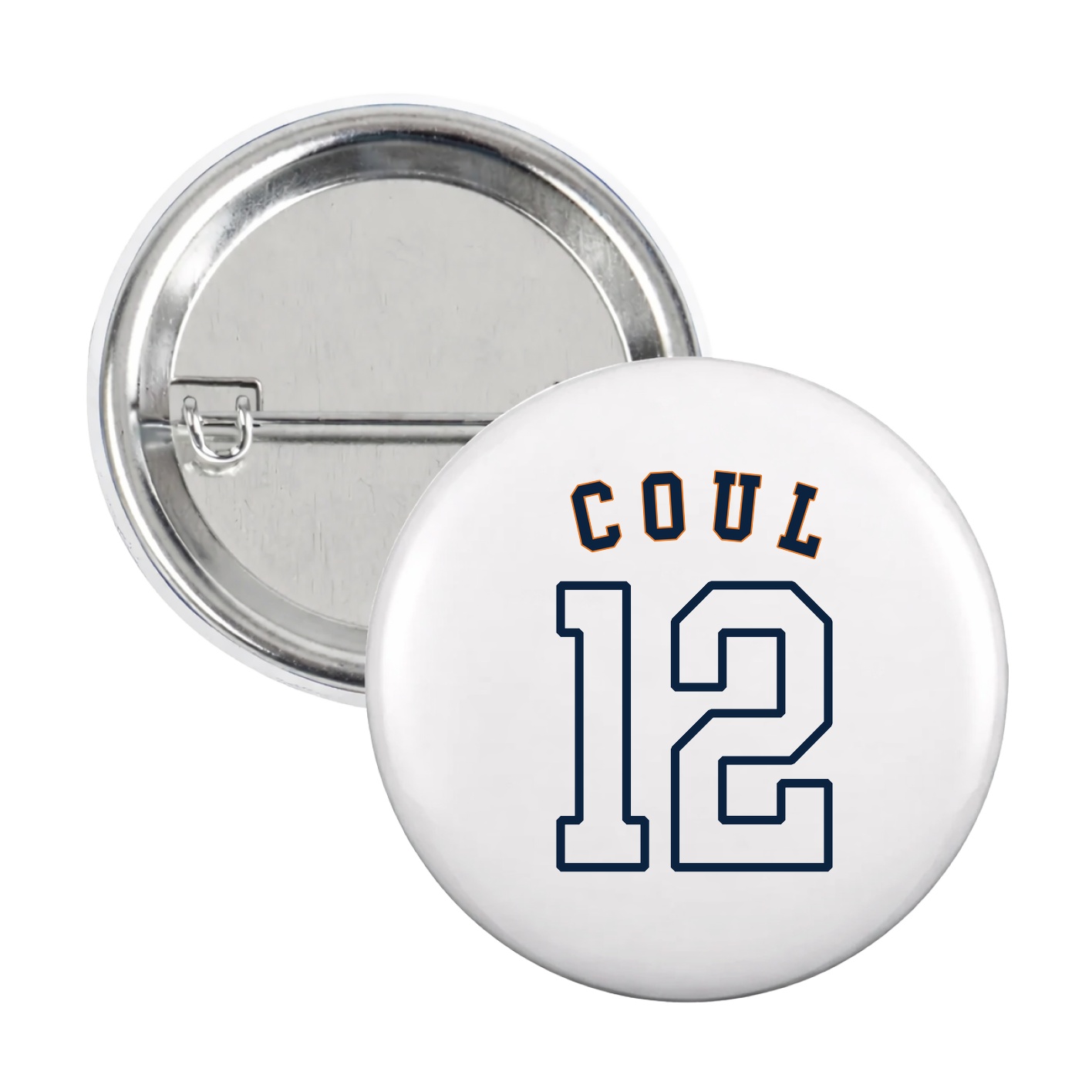 Game Day Button — Shirsey Arch in White