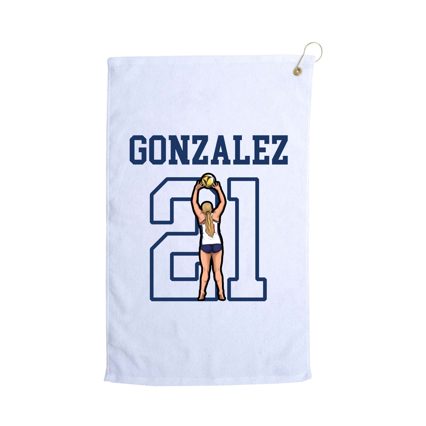 Golf Towel — Shirsey in White